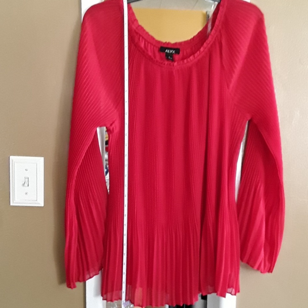 ALYX Sheer Ruffled flared Blouse - Picture 7 of 8